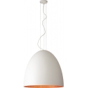 Egg 75cm white&copper pendant lamp Nowodvorski