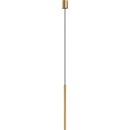 Lampa wisząca tuba Laser 49cm złota Nowodvorski