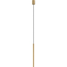 Lampa wisząca tuba Laser 49cm złota Nowodvorski