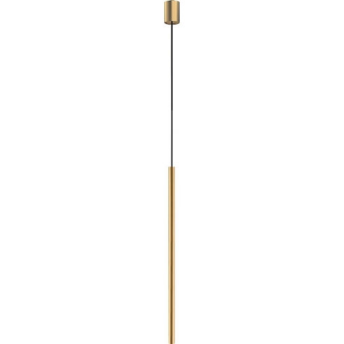 Lampa wisząca tuba Laser 75cm złota Nowodvorski