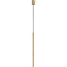Lampa wisząca tuba Laser 75cm złota Nowodvorski