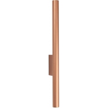 Kinkiet minimalistyczny tuba Laser 40cm miedziany Nowodvorski