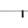 Kinkiet podłużny minimalistyczny Motive LED 80cm czarny Nowodvorski