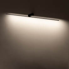 Kinkiet podłużny minimalistyczny Spin LED 99cm czarny Nowodvorski