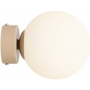 Kinkiet szklana kula Ball Colours S 14cm Beige biały Aldex