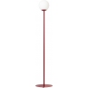 Lampa podłogowa szklana kula Pinne Colours 20cm red wine Aldex