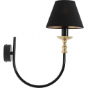 Roma black&gold hampton wall lamp with shade Aldex