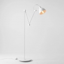 Lampa podłogowa skandynawska Aida biała Aldex