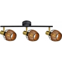Copa III Ceiling Spotlight Brown/Black/Gold Zumaline