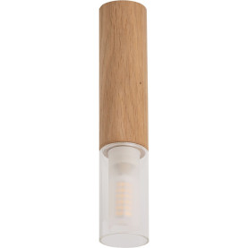 Lampa spot drewniana Madera 23cm Zumaline