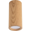 Lampa spot drewniana tuba Oak 6cm H13cm Zumaline