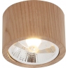 Lampa spot drewniana tuba Oak 12cm H8cm Zumaline