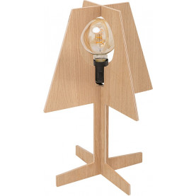 Lampa stołowa drewniana Oak Zumaline