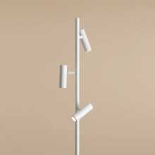 Lampa podłogowa z reflektorkami Trevo III biała Aldex