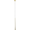 Lampa wisząca minimalistyczna Coffee Long LED 3cm złota MaxLight