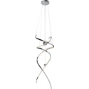 Ritz LED 60cm chrome glamour pendant lamp Maxlight