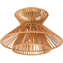 Tasman 32cm boho woven ceiling lamp Lucide