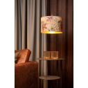 Tanselle 30cm bamboo pendant lamp with decorative shade Lucide