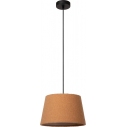 Woolly 28cm yellow pendant lamp Lucide