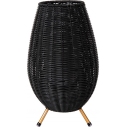 Colin 36cm black boho garden lamp Lucide