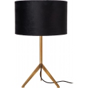 Tondo black&brass tripod table lamp Lucide