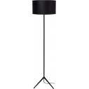 Tondo black floor lamp with tripod and shade Lucide