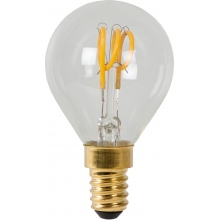 P45 LED 4.5cm E14 3W 2700K transparent decorative dimmable bulb Lucide