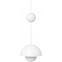 Lampa wisząca designerska Kello 27cm biała Ummo