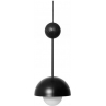 Lampa wisząca designerska Kello 27cm czarna Ummo