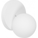 Refa 20cm white glass sphere wall lamp Ummo