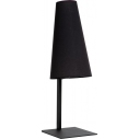 Gregory black table lamp with shade Lucide