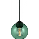 Lampa wisząca szklana kula Bubbles 18 zielona HaloDesign