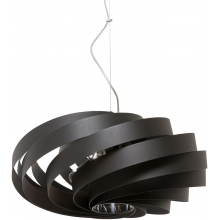 Lampa wisząca nowoczesna Vento 60cm czarna Zumaline