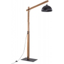 Lampa podłogowa loft Oslo czarny/orzech TK Lighting