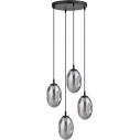 Astral Premium IV 40cm graphite glass pendant lamp Emibig