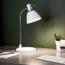 Lampa biurkowa Jan Srebrna/Biała Brilliant