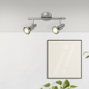 Double Ceiling Spotlight Ryan II LED Satin Chrome/Chrome Brilliant