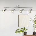 4-Point Ceiling Spotlight Ryan IV LED Satin Chrome/Chrome Brilliant