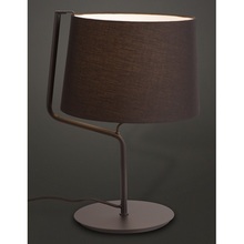 Lampa stołowa z abażurem Chicago Czarna MaxLight do salonu i sypialni.