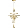 Lampa wisząca druciana designerska Susso 40cm złota Step Into Design