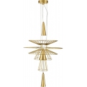Susso 40cm gold designer wire pendant lamp Step Into Design