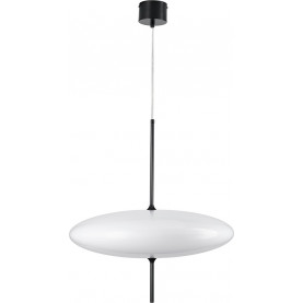 Lampa wisząca japandi Piatto 50cm biały/czarny Step Into Design