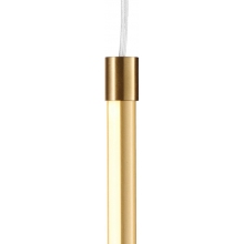 Lampa wisząca minimalistyczna Sparo LED 2cm H60cm złota Step Into Design