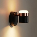 Pocco LED black&copper designer wall lamp Step Into Design