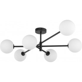 Lampa sufitowa glamour szklane kule Sarius VI 90cm biało-czarna TK Lighting