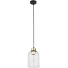 Lampa wisząca szklana retro Satipo 14,5cm przezroczysta TK Lighting