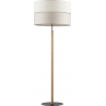 Lampa podłogowa z abażurem Eco 50cm szaro-beżowa TK Lighting