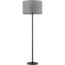 Lampa podłogowa z abażurem Earth 50cm szaro-grafitowa TK Lighting