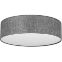 Plafon okrągły z abażurem Earth 60cm szaro-grafitowy TK Lighting