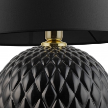 Lampa stołowa szklana dekoracyjna Santana czarna TK Lighting